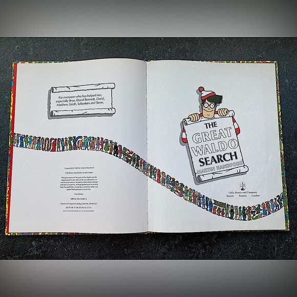 The Great Waldo Search - Yellow Hardcover Book 
c.1989 by Martin Handford - Picture 8 of 10